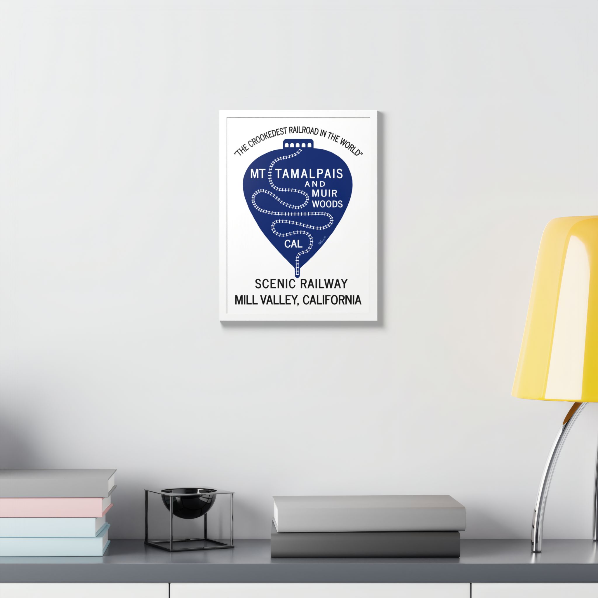 Vintage 1911 Mt Tamalpais Muir Woods Railroad Mill Valley California - Hand-crafted wooden frame - select options - Made in USA - Image 15