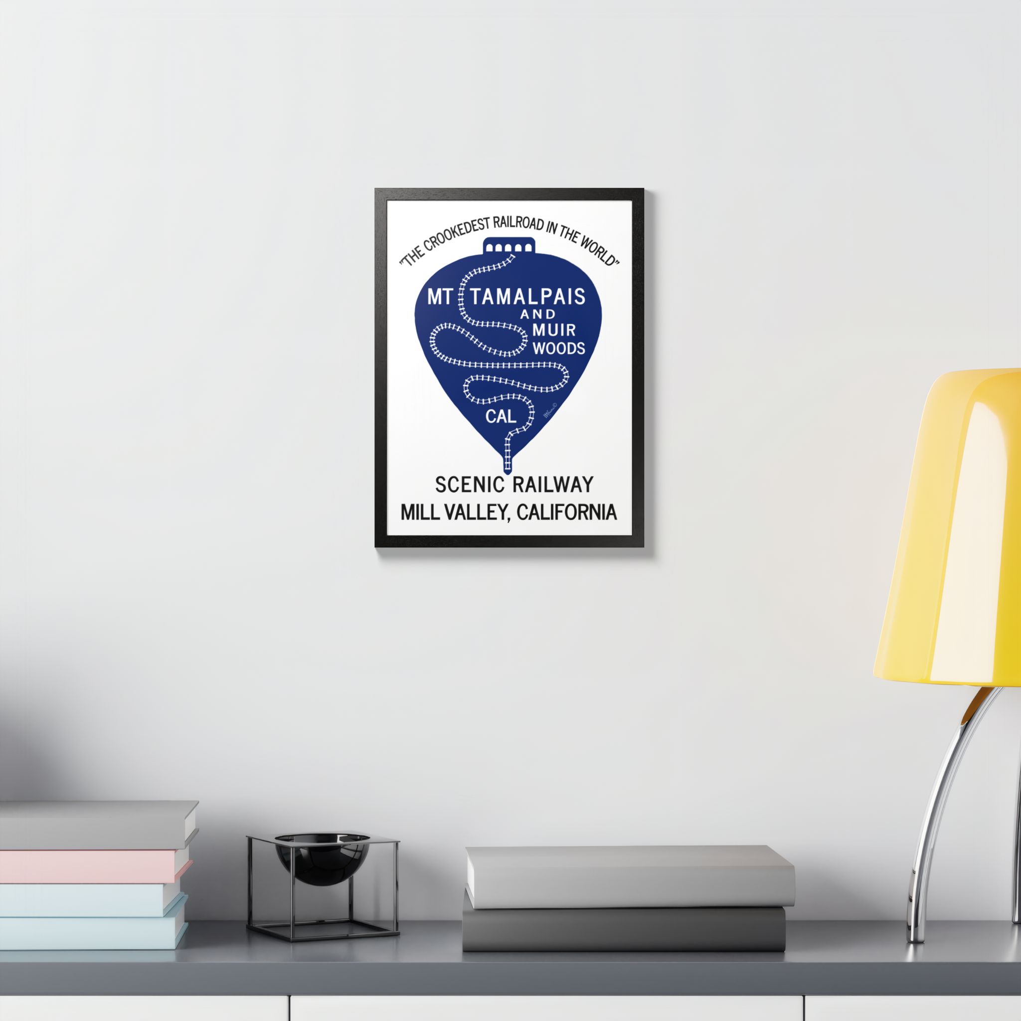 Vintage 1911 Mt Tamalpais Muir Woods Railroad Mill Valley California - Hand-crafted wooden frame - select options - Made in USA - Image 18