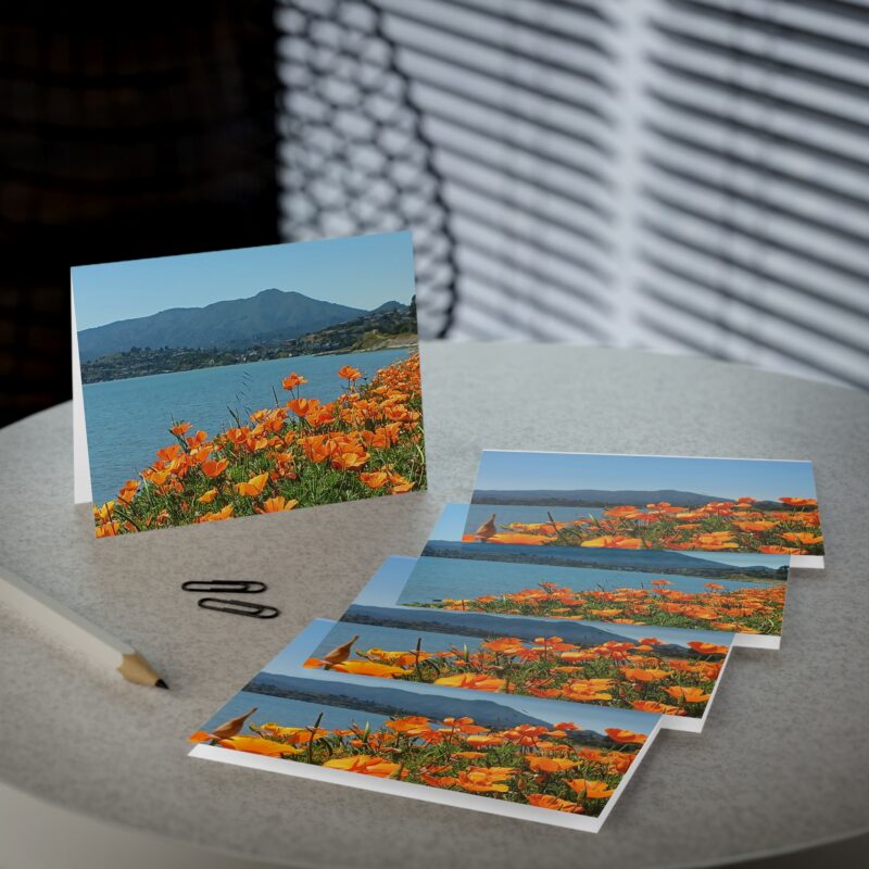 Mt Tamalpais California - Greeting Cards 5‑Pack horiz - Made in USA